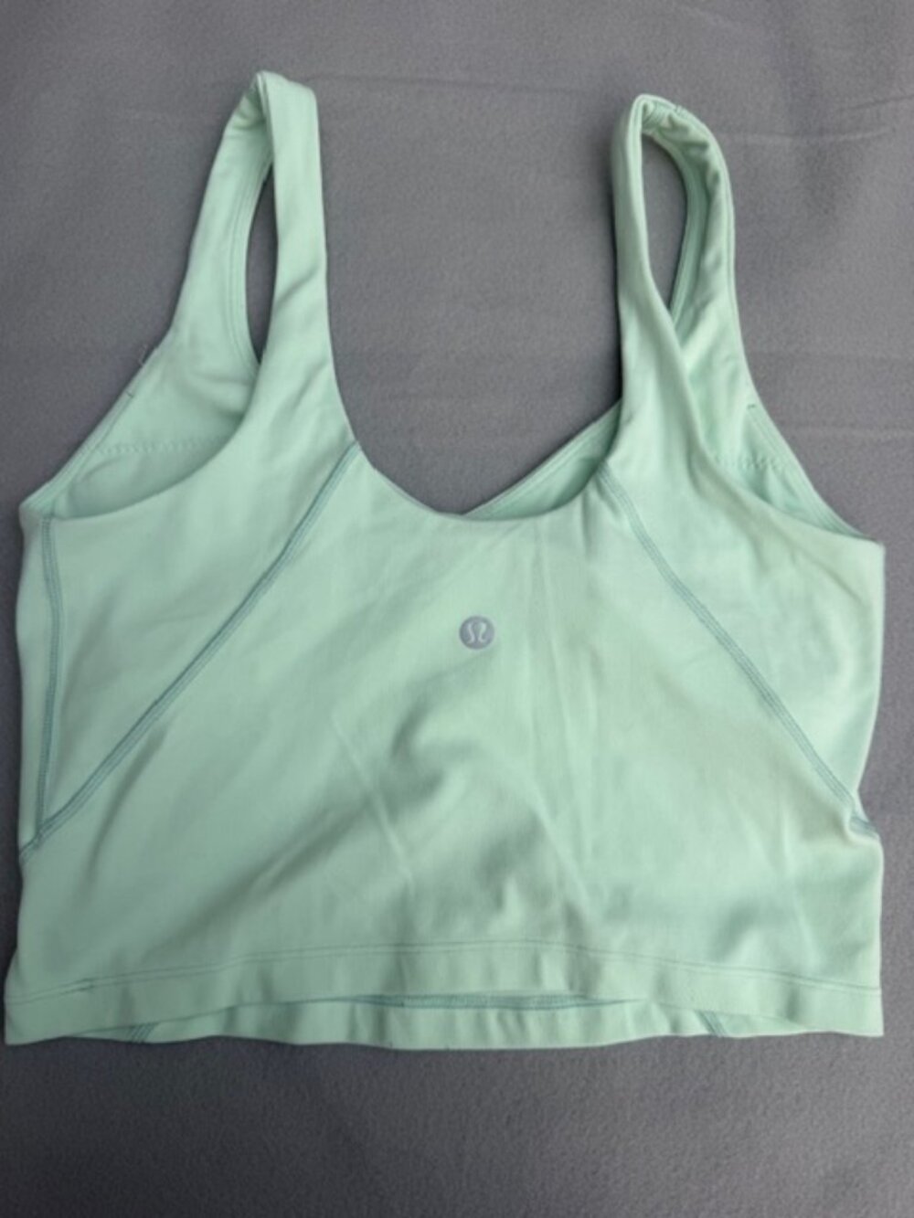 Used Lululemon Align Tank size 6 fits A/B cups. soft Nulu Sports Bra Yoga,